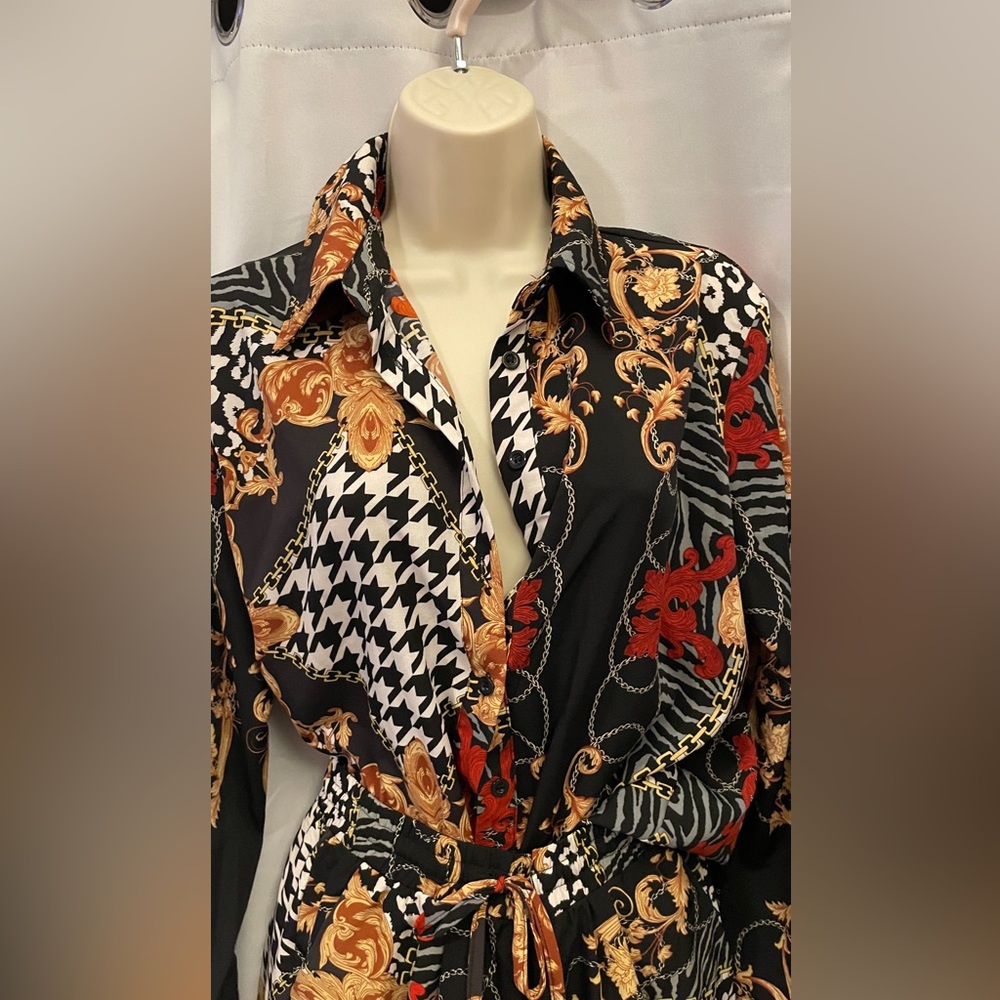 LOVED Pretty Little Thing - Matching Set - NO STRETCH - Black Top-4 / Bottom-6